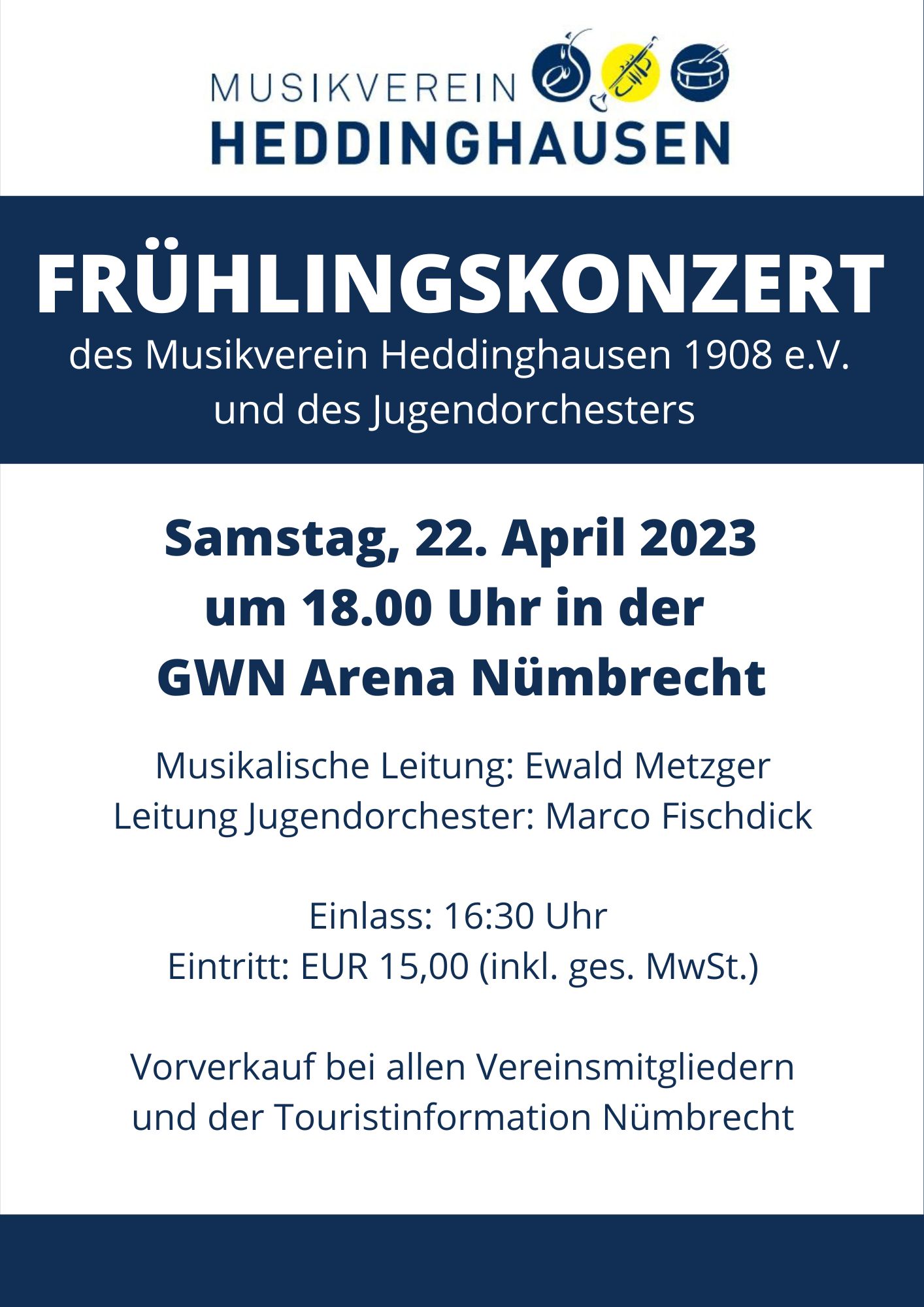 Frühlingskonzert am 22. April 2023